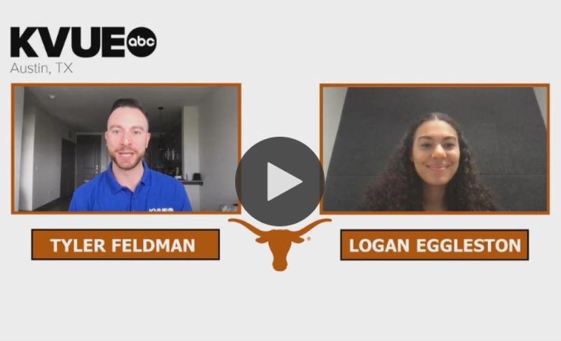 Texas volleyball's Logan Eggleston raising money