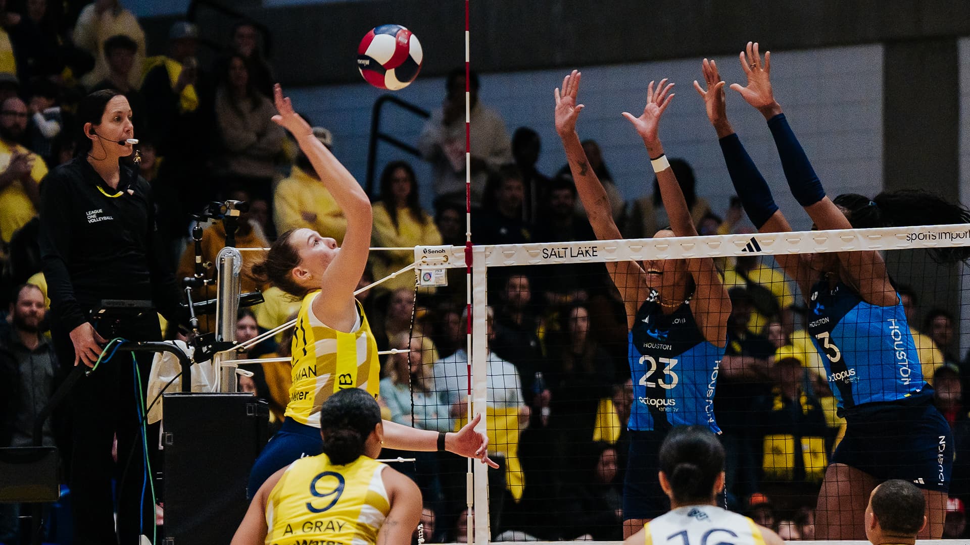 Salt Lake Sweeps Houston in Record-Setting Home Opener
