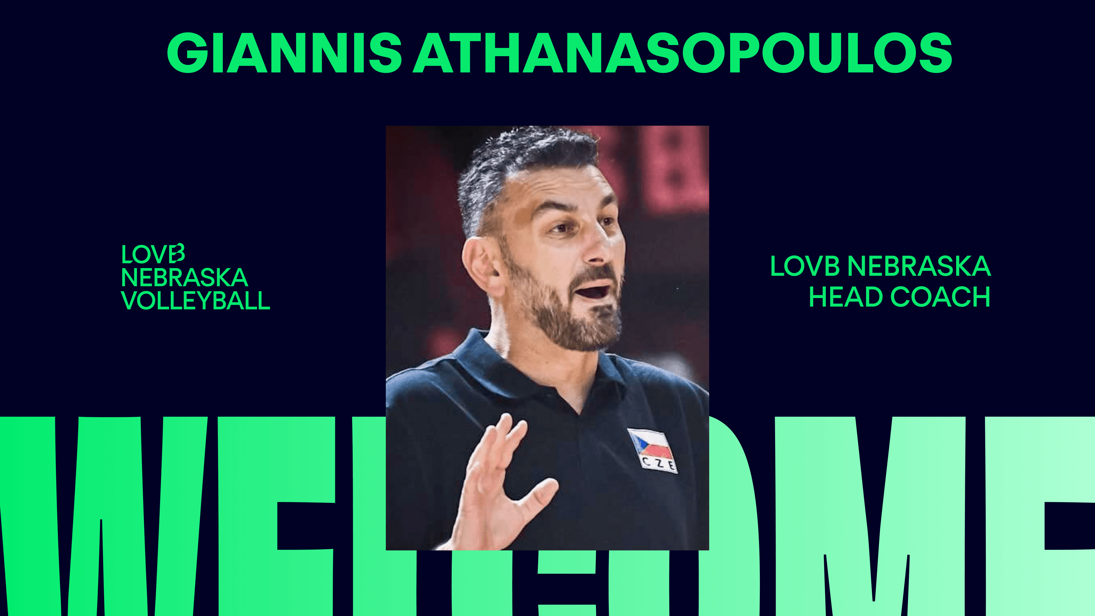Giannis Athanasopoulos Takes the Helm at LOVB Nebraska