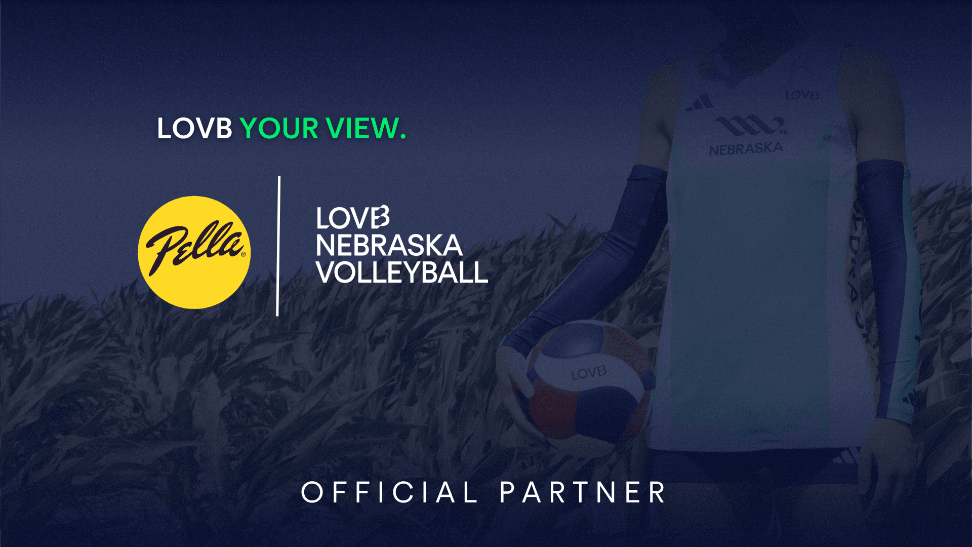 LOVB Nebraska and Pella Windows & Doors of Omaha and Lincoln Announce New Partnership
